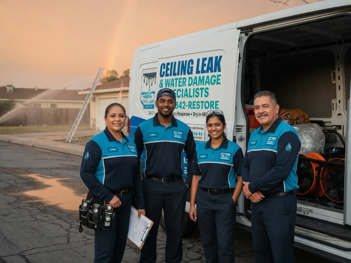 Ceiling Leak Cleanup company in Crandall, TX